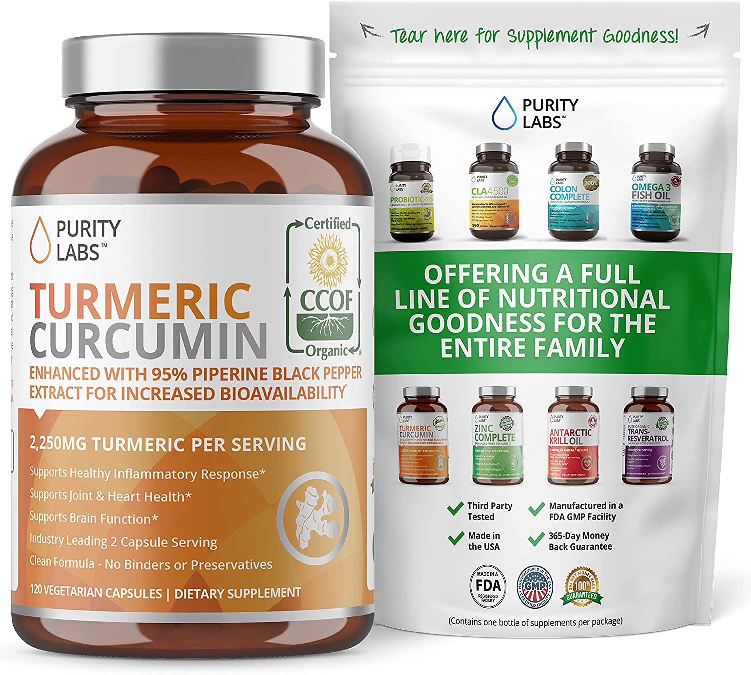 Certified Organic Turmeric Curcumin