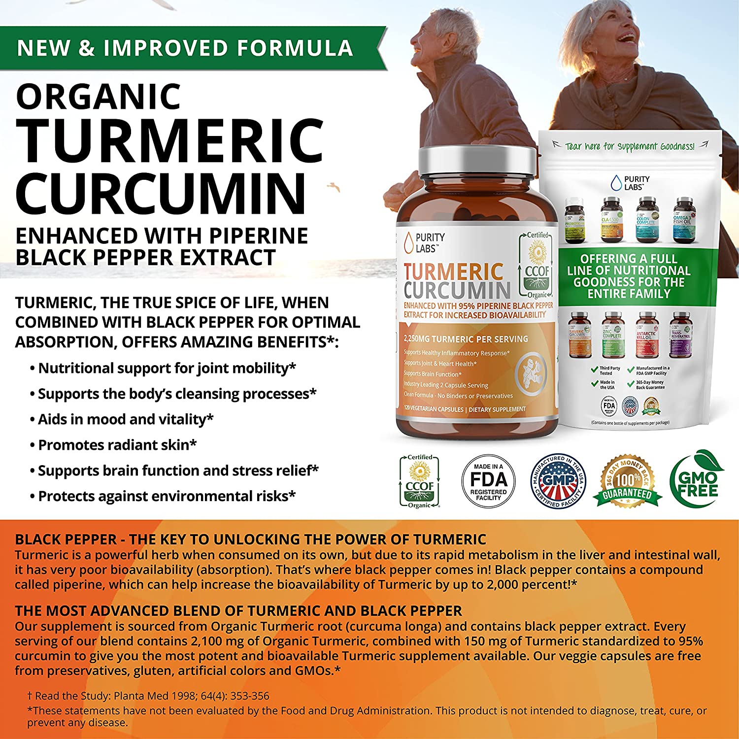 Certified Organic Turmeric Curcumin